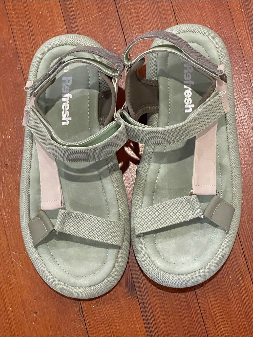 Refresh Women’s Sage Green Comfort Sandals